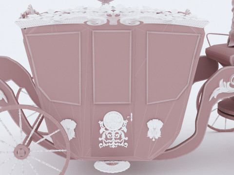 Royal Carriage 2 - 4K 3D-Modell