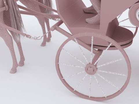 Royal Carriage 2 - 4K 3D-Modell