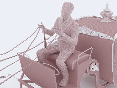 Royal Carriage 2 - 4K 3D-Modell