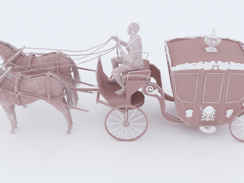 Royal Carriage 2 - 4K 3D-Modell