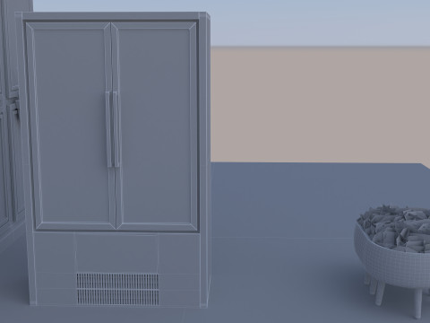 Breakfast Shop 4K 3D Model