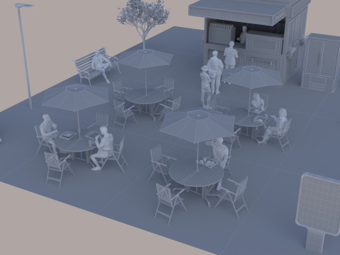 Breakfast Shop 4K 3D Model