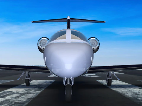 Private Jet 4K 3D Model