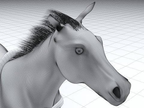 White Carriage 4K Model 3D
