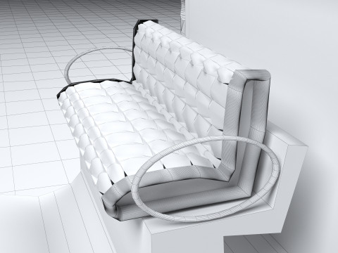 White Carriage 4K Model 3D