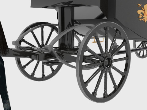 Western Wagon 7 - 4K Modèle 3D