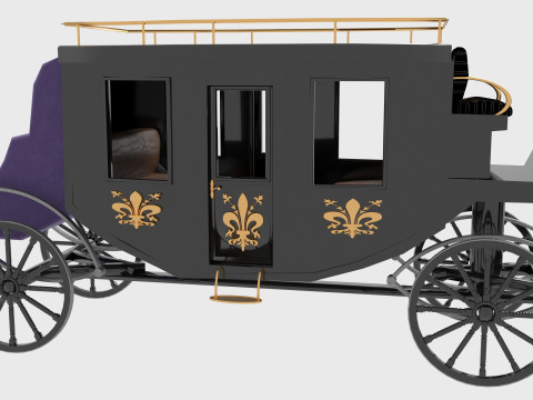 Western Wagon 7 - 4K Modèle 3D