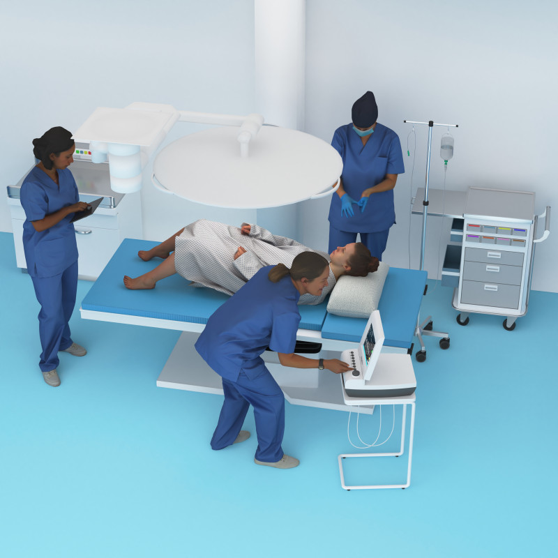 Operating Theater 4K Modello 3D .c4d .max .obj .3ds .fbx .stl .blend