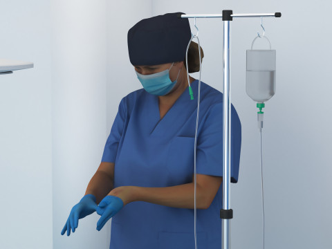 Operating Theater 4K Modello 3D