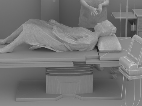 Operating Theater 4K Modello 3D