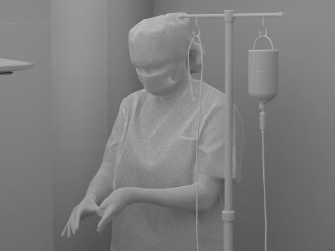 Operating Theater 4K Modello 3D