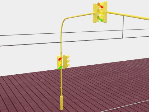 Tram and Station 2 3D Model