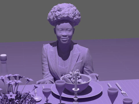 Dinner 3D Model