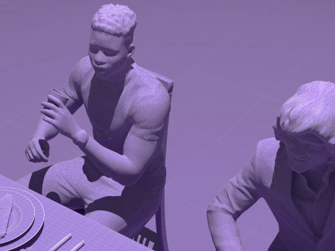 Dinner 3D Model