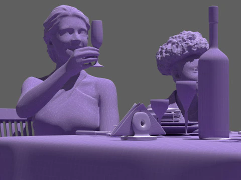 Dinner 3D Model