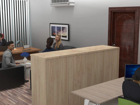 Boss Office 4K 3D Model