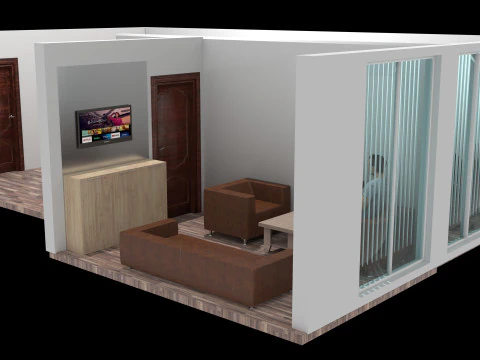 Boss Office 4K 3D Model