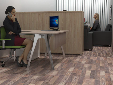 Boss Office 4K 3D Model