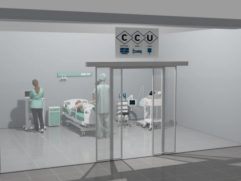 Critical Care Unit 3D Model