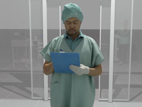 Critical Care Unit 4K 3D Модель