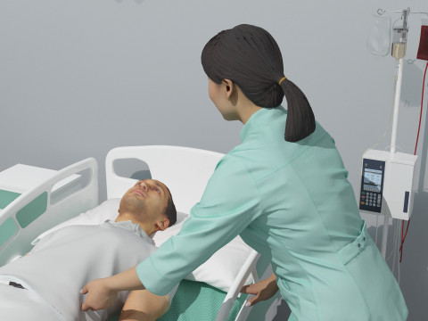 Critical Care Unit 4K 3D Модель