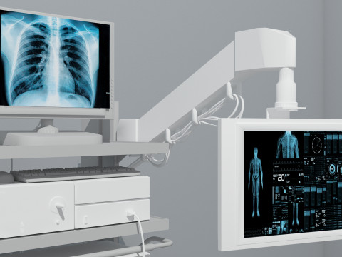 Critical Care Unit 4K 3D Модель
