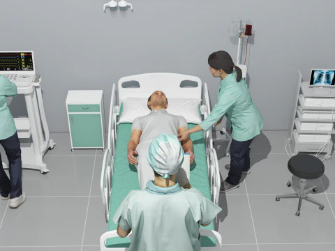 Critical Care Unit 3D Model