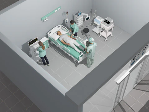 Critical Care Unit 3D Model
