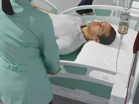 Critical Care Unit 4K 3D Модель