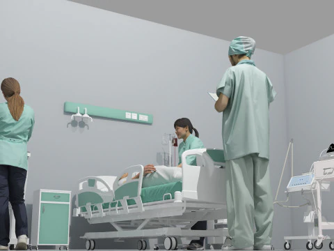 Critical Care Unit 3D Model
