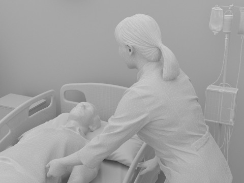 Critical Care Unit 4K 3D Модель