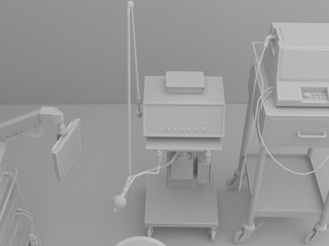Critical Care Unit 4K 3D Модель