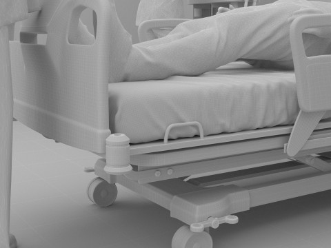 Critical Care Unit 4K 3D Модель