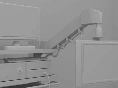 Critical Care Unit 4K 3D Модель