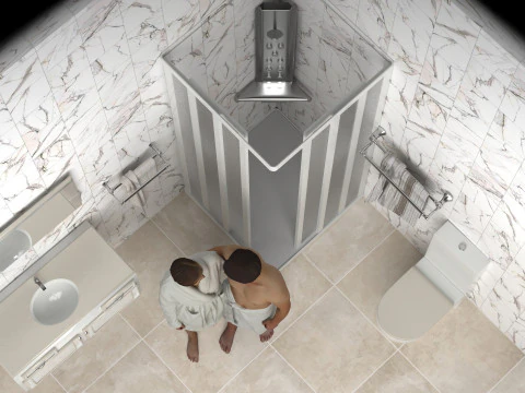 Shower Aftermath 3D Model