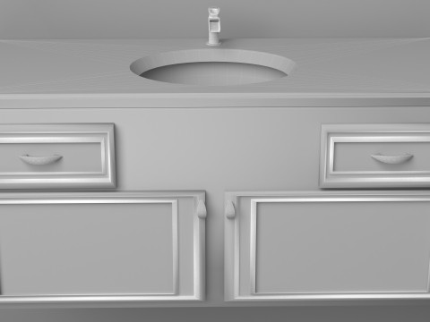 Последствия душа 4K 3D Модель