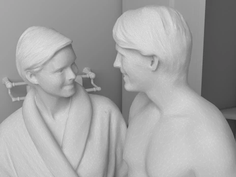 Shower Aftermath 3D Model
