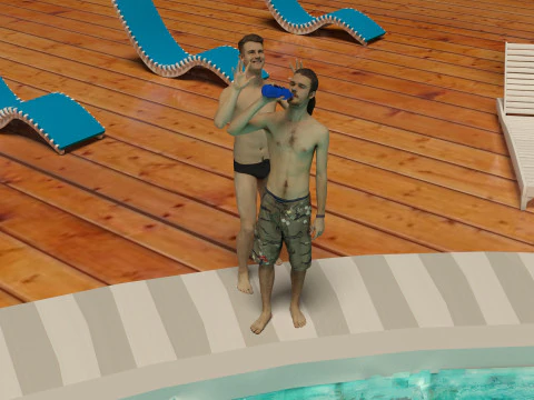 Pool Fun 3D Model