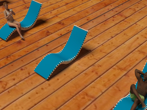 Pool Fun 4K 3Dモデル