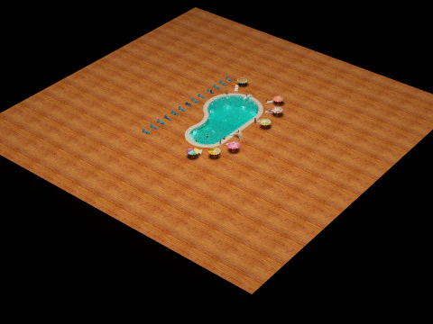 Pool Fun 3D Model