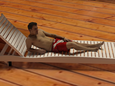 Pool Fun 4K 3Dモデル