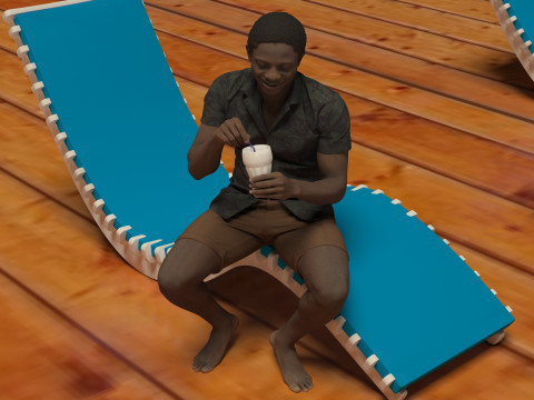 Pool Fun 4K 3Dモデル