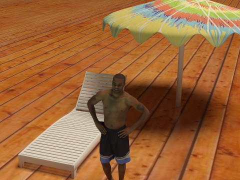Pool Fun 4K 3Dモデル