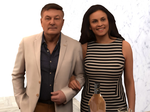 Batang Kayu 4K Model 3D