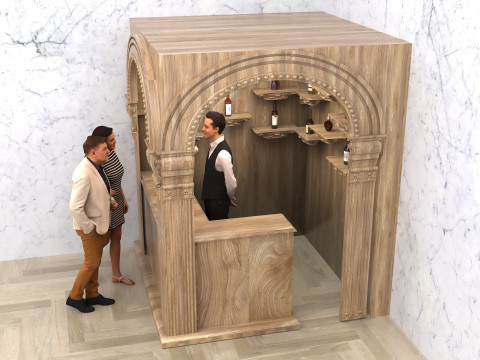 Batang Kayu 4K Model 3D