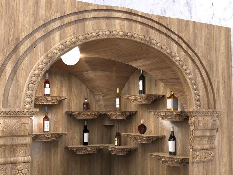 Batang Kayu 4K Model 3D