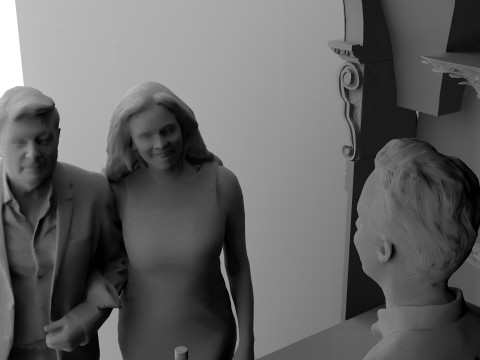 Batang Kayu 4K Model 3D