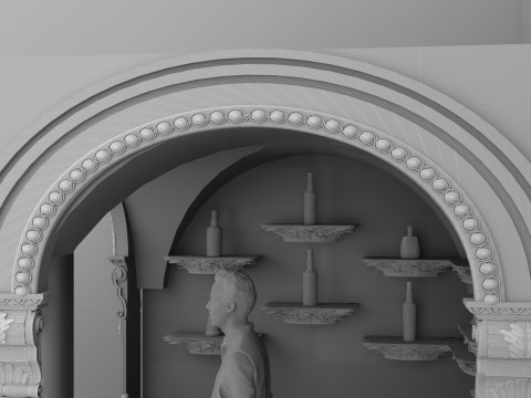 Batang Kayu 4K Model 3D