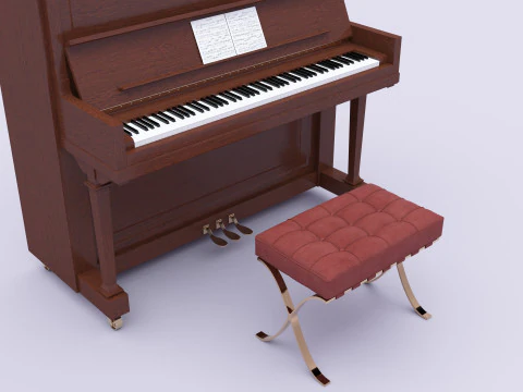 Young Pianist 3D Model
