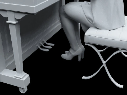 Young Pianist 3D Model